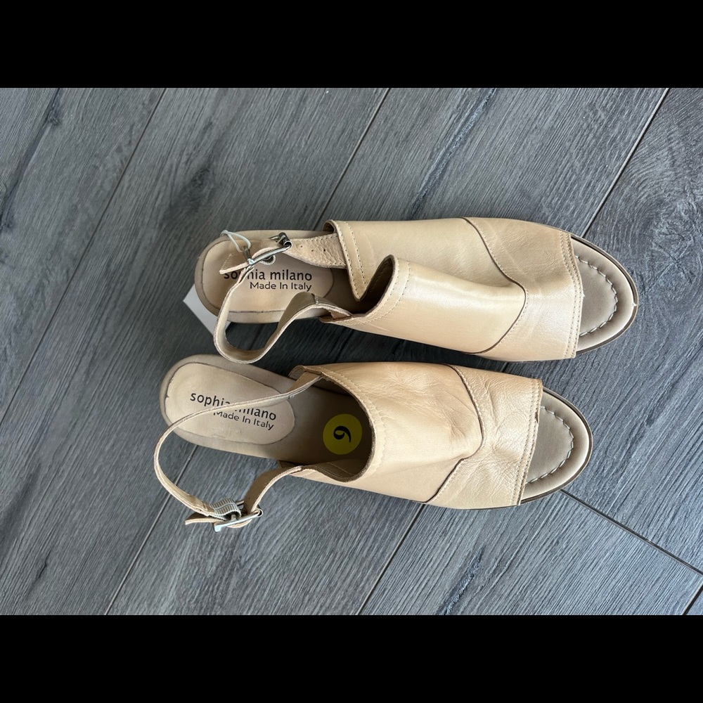Sophia Milano Made in Italy Dress shoe with heel NWT - Picture 2 of 5